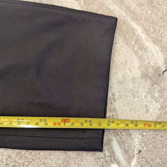 Lululemon Essential High-Rise Black Pleaded Cropped Stretch Pants Trouser Sz 8 - Picture 8 of 8